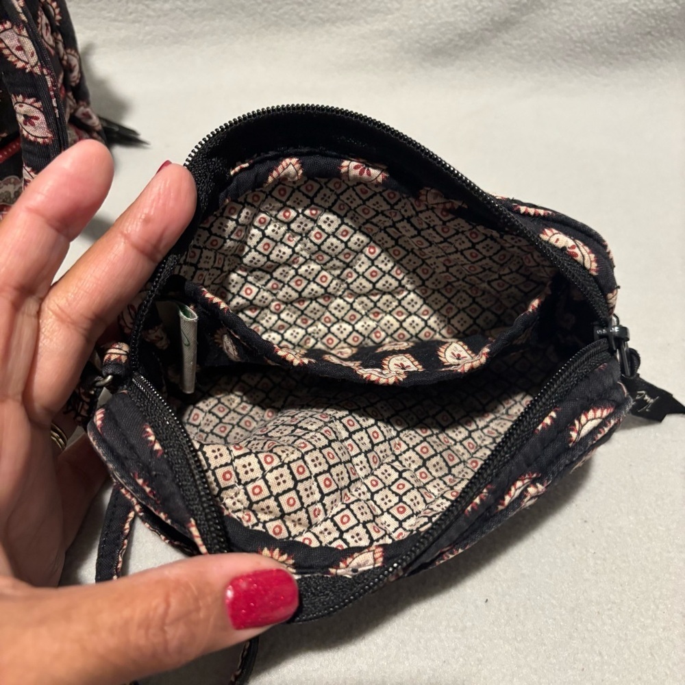 Vera Bradley Multi Compartment Large Shoulder Tote Bag with matching Wristlet - Picture 10 of 11